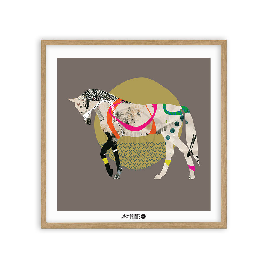 Ribbons of the Wild Horse - Abstract Art, Unframed print