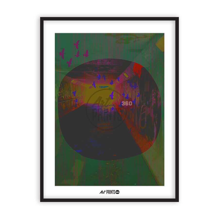 Crossing the Passage - Art Decor for for a dynamic visual for bedroom or living room space. Unframed print