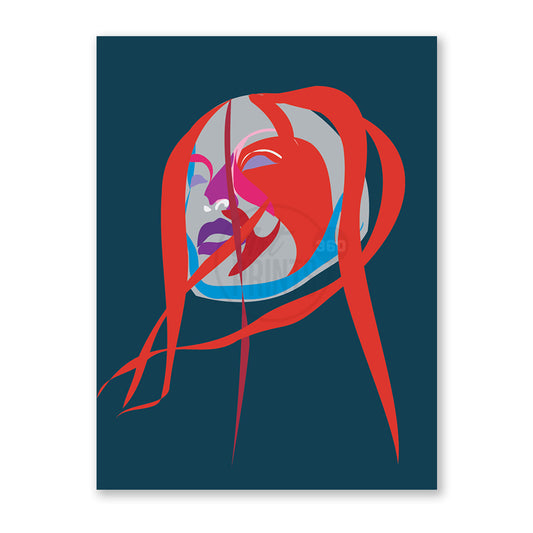 Colorful Minimalist Art - Expressive Faces, Emotions, and Mood in Bold, Vibrant Designs Reflecting Inner Feelings