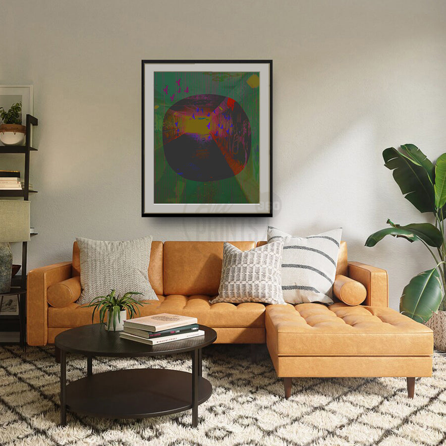 Crossing the Passage - Art Decor for for a dynamic visual for bedroom or living room space. Unframed print
